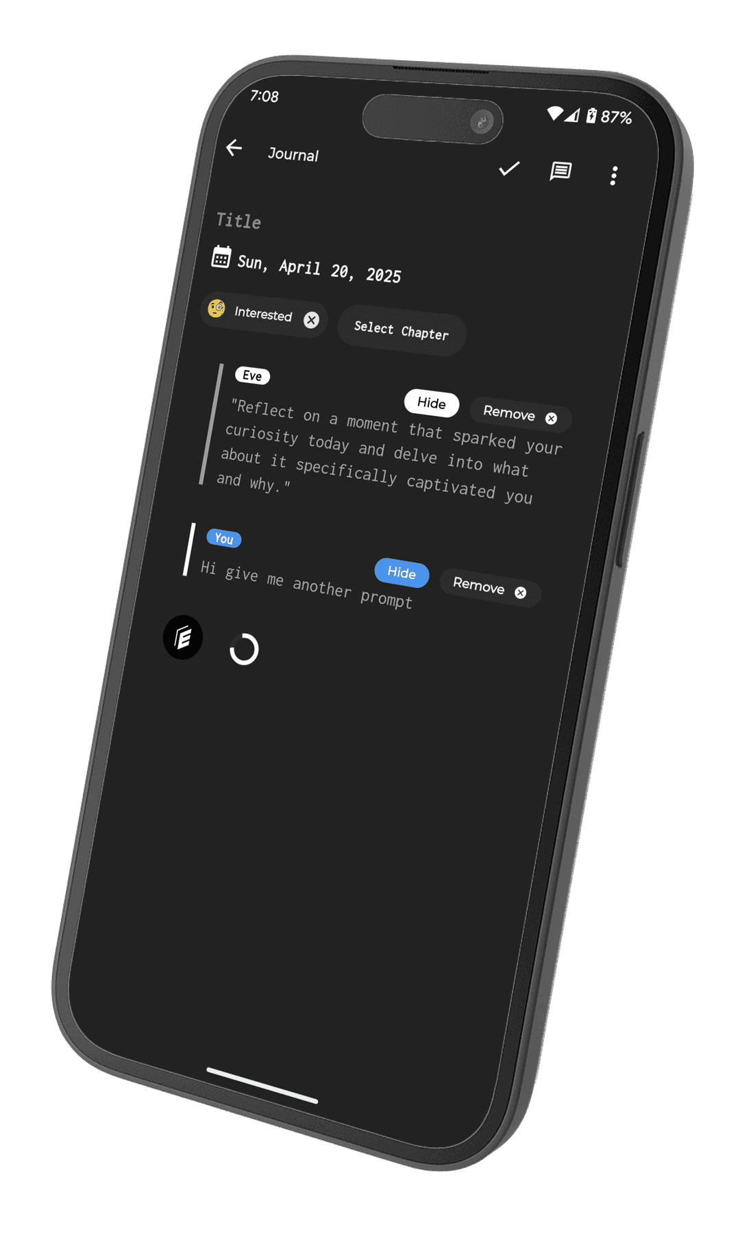 Share Only When It Feels Right